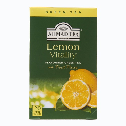 (Ahmad Tea) 아마드 티 레몬 바이탈리티 그린티 20P